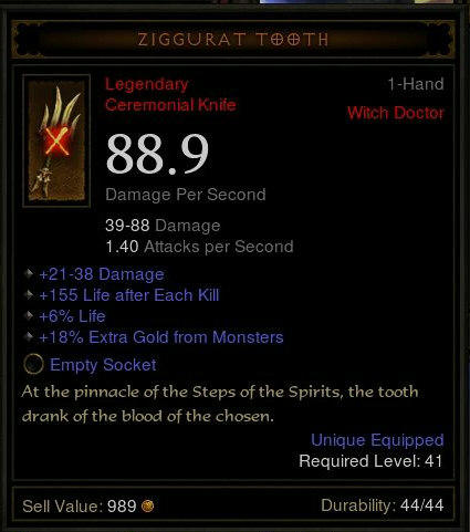 Ziggurat Tooth