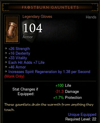 Frostburn Gauntlets
